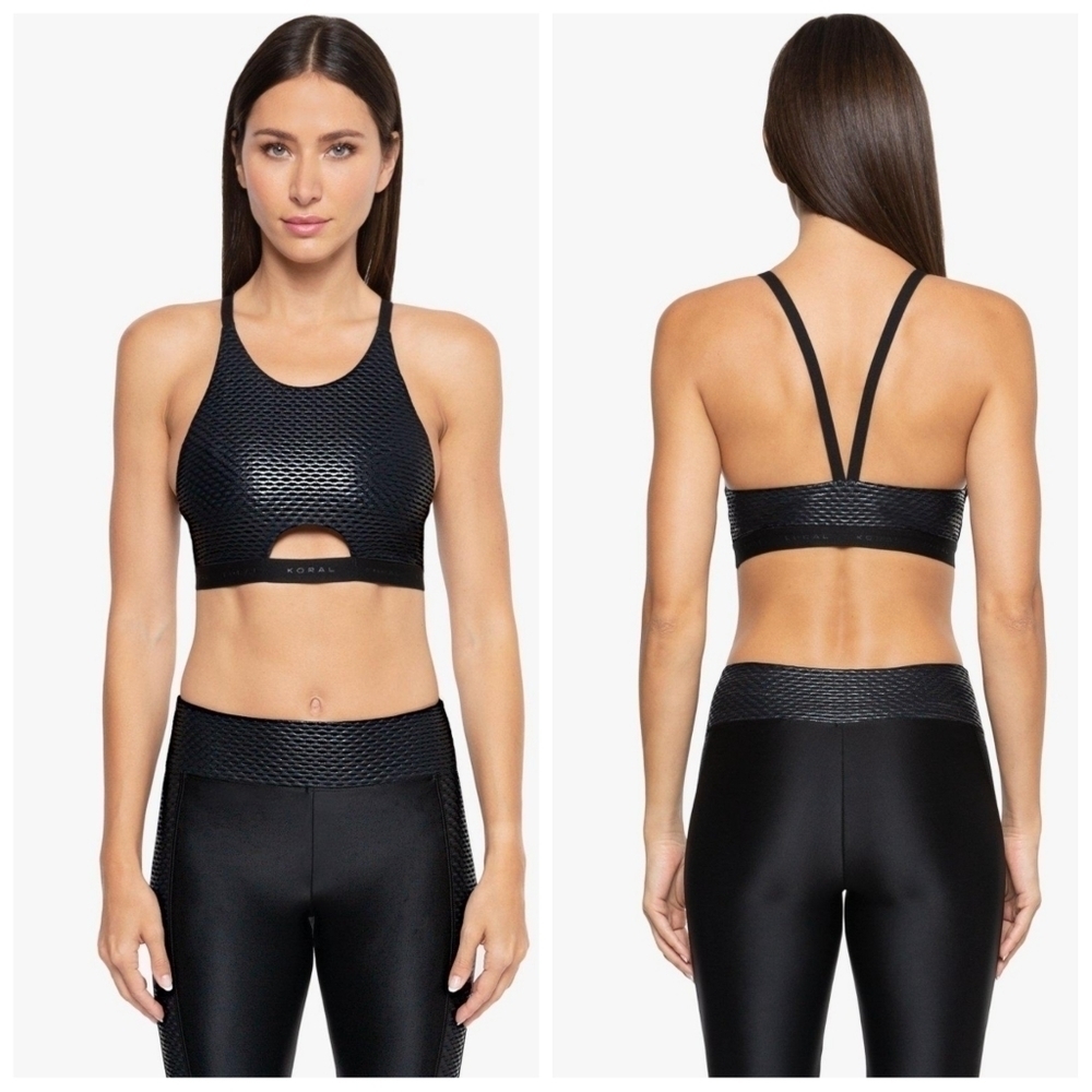 NWT Koral Lush Netz Sports Bra